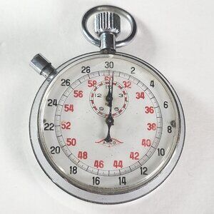 Ventage Anco Mechanical Stop Watch Multiple Dials Stainless Steel See Full Descr